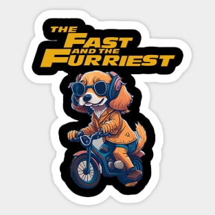 The Fast And The Furriest Sticker